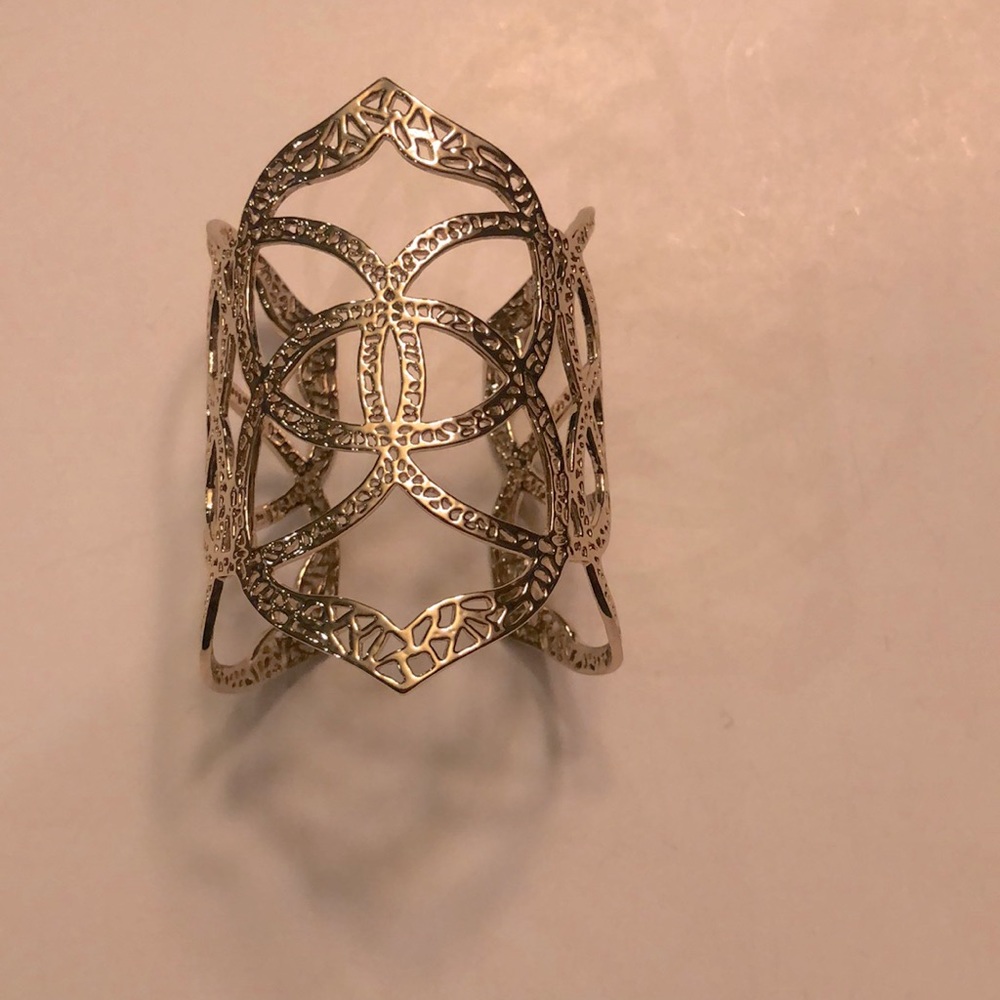 Rare, retired Kendra Scott gold cuff bracelet